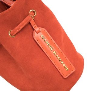 Brand New Brandon Blackwood Kamal Bucket Bag -Burnt Orange